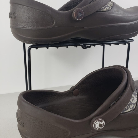 Crocs Woman's slip on mules brown Sz 7 - Picture 8 of 12